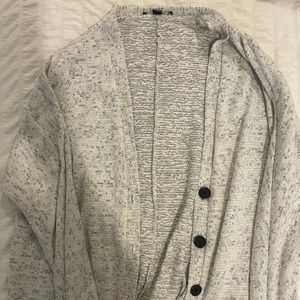 american eagle grey cardigan